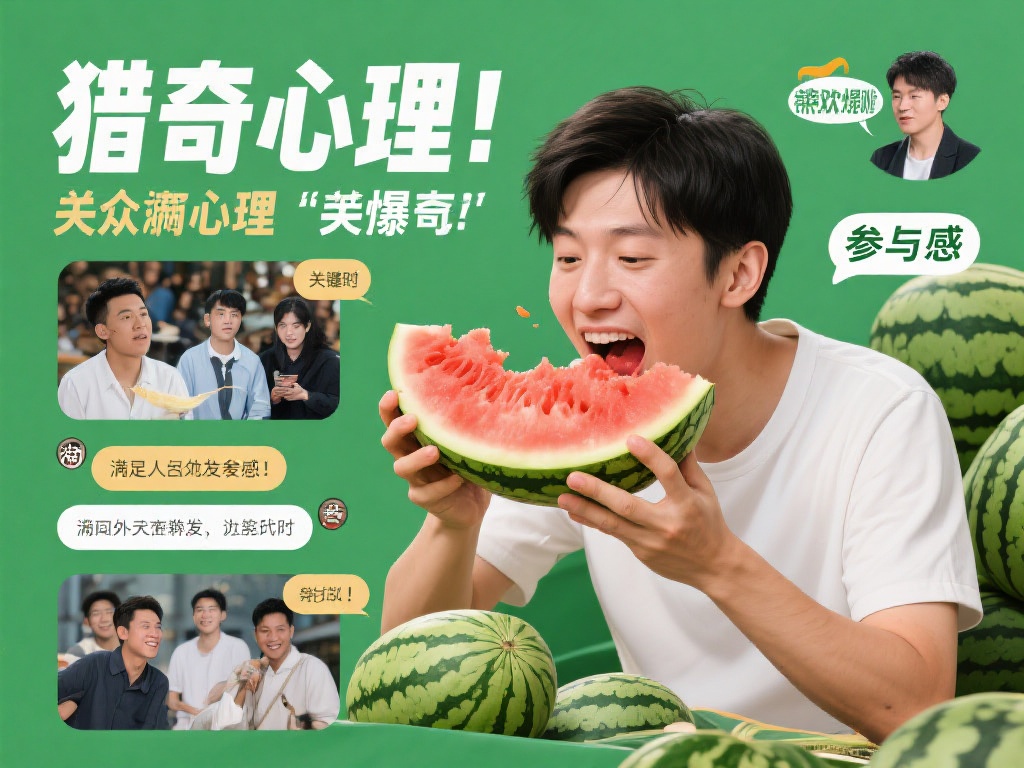 吃瓜文化的兴盛离不开大众心理。为什么我们