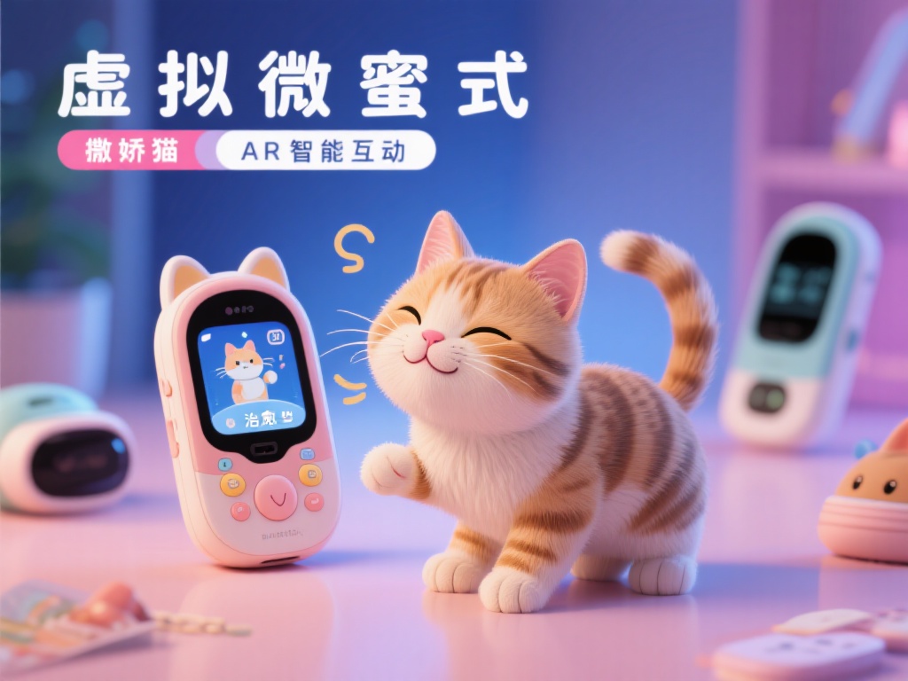 同时，不同的虚拟微蜜猫产品也越来越先进。